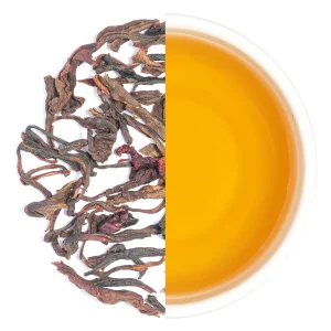 Strawberry fruit tea herbal blend refreshing drink